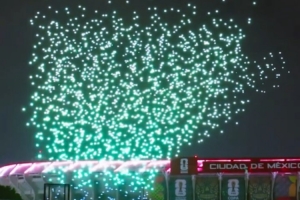 FIFA曬開幕式無人機表演彩排：為世界杯點亮墨西哥城的夜空