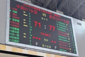 熱身賽首敗|中國U17女籃不敵新西蘭U17女籃遭逆轉(zhuǎn)