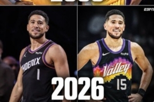 ESPN：2006年科比從8號換成24號 20年后他的門徒布克也換號了