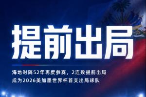 時隔52年再參賽！海地2連敗提前墊底出局，成本屆首支出局球隊！