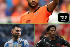加克波獲評whoscored10分比肩梅西、戴維，此前3屆世界杯共3人