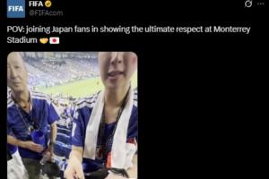 被批作秀！FIFA官方賬號(hào)還在宣傳：第一視角加入日本球迷賽后清理