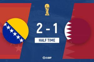 半場-波黑暫2-1卡塔爾 阿拉伊貝戈維奇世界波破門哲科造烏龍