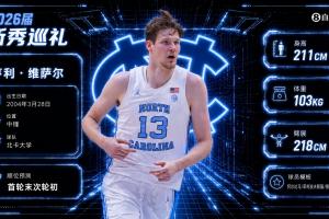 NBA選秀大會：快船用52號簽選中維薩爾交易至老鷹換57號簽+現金