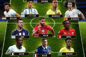 直播吧世界杯小組最佳陣：梅西領銜，姆巴佩 登貝萊 沃齊尼亞入選