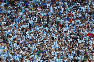 奧萊報：阿根廷人對國家隊比賽狂熱度最高，超越巴西和哥倫比亞
