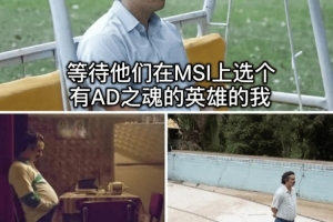 外網MSI梗圖：等待他們選出有AD之魂的下路的我