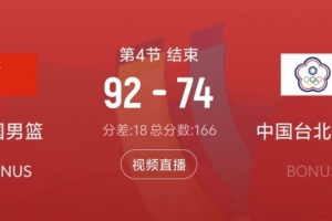 籃板就是生命線！本場籃板數(shù)上中國男籃42比32領(lǐng)先10個(gè)
