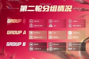 KPL第二輪分組情況出爐：WB/AG/TTG/KSG/JDG/LGD齊聚S組
