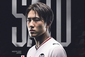 官方：瓦倫西亞簽下東京FC19歲中場佐藤龍之介，合同至2031年