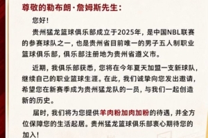 羊肉粉加肉加粉！貴州猛龍：這些理由 能打動詹姆斯加盟球隊嗎？