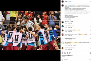 里瓦爾多社媒評球：西班牙完全壓制了法國的進攻，晉級實至名歸