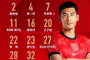 青島西海岸vs成都蓉城比賽首發(fā)名單出爐！成都，雄起！