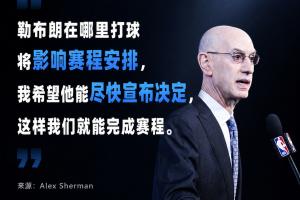 總裁發話！蕭華：希望勒布朗盡快決定 聯盟需要制定賽程