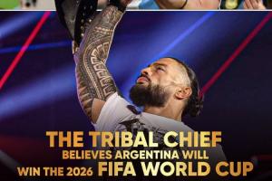 WWE“部落酋長”羅曼：世界杯決賽支持梅西、阿根廷
