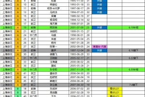 申花2026中超夏轉后報名名單：撤下蓋伊等4將 補報阿蘇埃、李松益