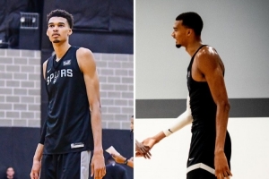 確實在增肌！ESPN曬菜鳥賽季的文班與其現今對比：這是個過程