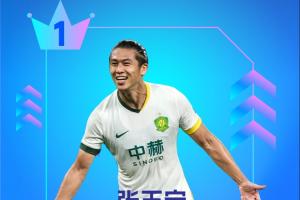 【直播吧】中超第20輪最佳：張玉寧！京蓉大戰左右開弓梅開二度