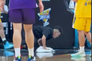 《人民日報》贊CBA擦地哥：年薪20萬 愿用“戰斗”姿態擦進NBA