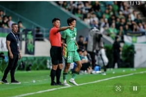 中超首秀，小將蔣子承社媒：18歲零330天，很榮幸圓了從小的夢想
