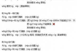 涅槃算分！WBG超話精細計算晉級：必須四場全勝！再考慮大小分