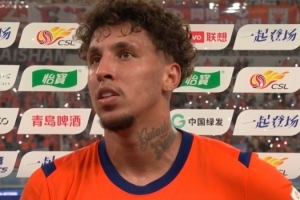 克雷桑：天津的防守非常穩固，能進球取勝感謝大家努力和球迷支持