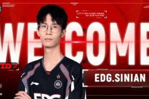 EDG發(fā)布人員變動公告：青訓中路sinian上調(diào)至一隊