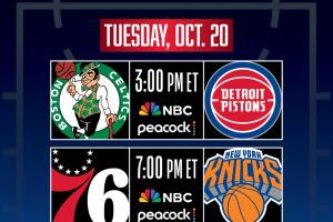 10月21日開賽夜！NBA官方：揭幕戰76人VS尼克斯、雷霆VS馬刺