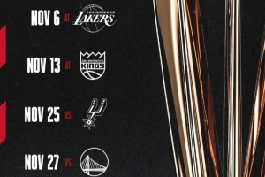 開拓者NBA杯賽程：11月7&14日客戰(zhàn)湖人&國(guó)王 26&28日主場(chǎng)打刺&勇