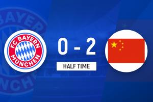 半場(chǎng)-U17女足暫2-0拜仁 吳逸晨開(kāi)場(chǎng)68秒閃擊李啟嫻破門