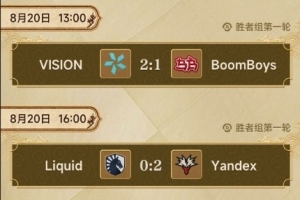 Ti淘汰賽首日：TSpirit、VISON、Yandex、NiGma晉級勝者組第二輪