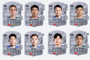 FC27中國球員評分：塞鳥、韋世豪70分最高，3人69分，王鈺棟65