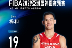楊睿騏&楊和代表中國香港隊(duì)出戰(zhàn)亞洲杯預(yù)賽 幫助球隊(duì)大勝馬來西亞