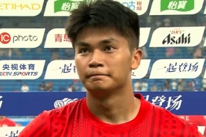 蒯紀聞談20歲斬中超首球：和我年齡相仿的人 已經進很多球了