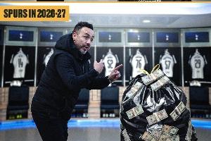 今日趣圖：熱刺4億歐夏窗引援聯賽墊底，花錢如流水，丟分像刮風