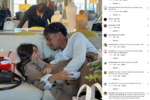 著迷！亞馬爾將女友壓在沙發上，社媒評論對方：多么絕美的女人…