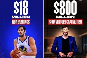 NBA生涯僅賺1800萬！卡斯比將是億萬富翁 其風(fēng)投公司管理8億資產(chǎn)