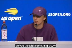 破防？斯瓦泰克被問遭大逆轉(zhuǎn)：你什么意思？你覺得這很瘋狂嗎？