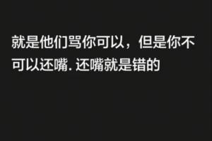 韋世豪：就是他們罵你可以，但是你不可以還嘴，還嘴就是錯的