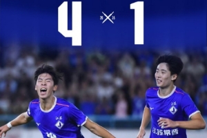 苗潤東2射1傳、張桐瑞雙響，中冠總決賽江蘇常晉4-1大勝