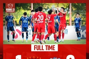 中乙聯賽第二十三輪-上海海港富盛經開隊1:0戰勝江西廬山隊