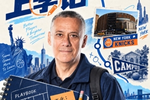 馬丁內斯受NBA俱樂部邀請赴紐約參加季前訓練營教練員交流活動