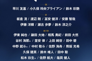 26人留洋+4新人，日本最新一期31人名單：佐野海舟、鈴木彩艷領銜