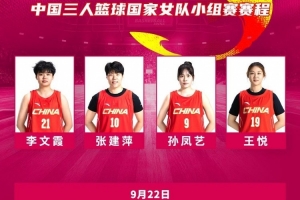 亞運3人女籃綜述:中國隊小組賽全勝 攜手伊朗&菲律賓&韓國直通8強