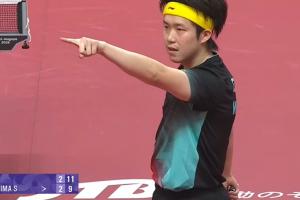 讓二追三！王楚欽連扳三局3-2大逆轉松島輝空，國乒1-0領先日本