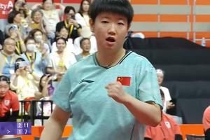亞運乒乓球女團決賽：孫穎莎3-1早田希娜，中國女團1-0領先日本