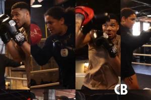 誰敢陪字母哥練拳？！強壯字母嫂上場 兩口子直接兇猛對打