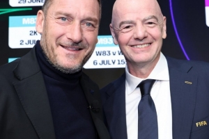托蒂50歲生日！FIFA主席：像你這樣終身效力一家俱樂部的傳奇不多