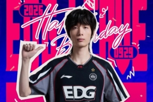 EDG官方：祝Leave選手24歲生日快樂，在峽谷中繼續奔赴熱愛