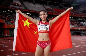 無(wú)敵！17歲陳妤頡首屆亞運(yùn)收獲3金1銀，百米奪金+接力兩金
